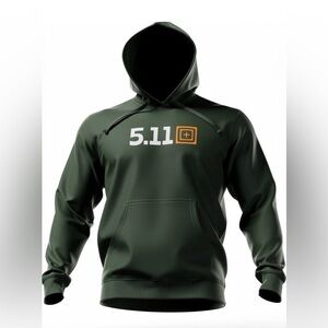 NWTs 5.11 Tactical Men's "Target" Fleece Hoodie - Green